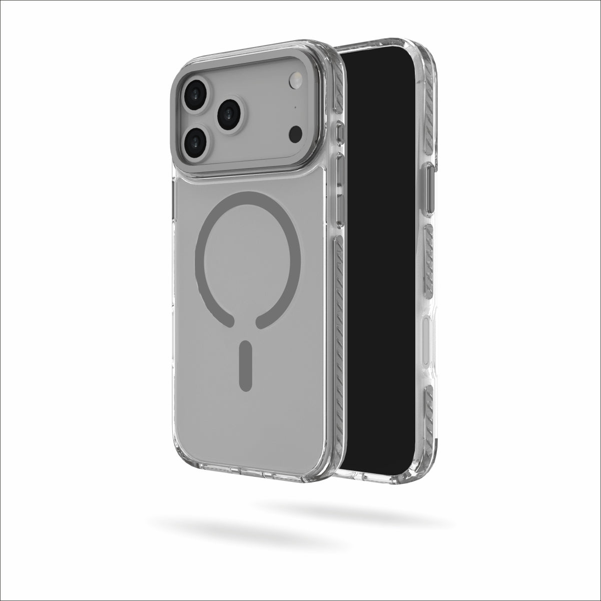 Troy Case for iPhone 17 Pro / Pro Max Protective Case with Metal Camera Ring and Buttons