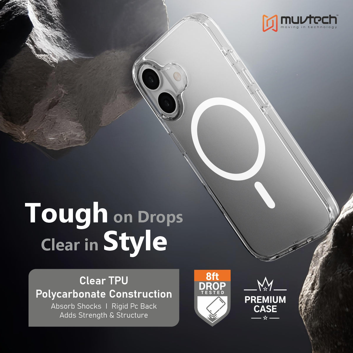 Armour Combo Kit (3 in 1) – 360° Full Protection Case with 9H Tempered Glass & Camera lens | MagSafe Compatible | Designed for iPhone 17