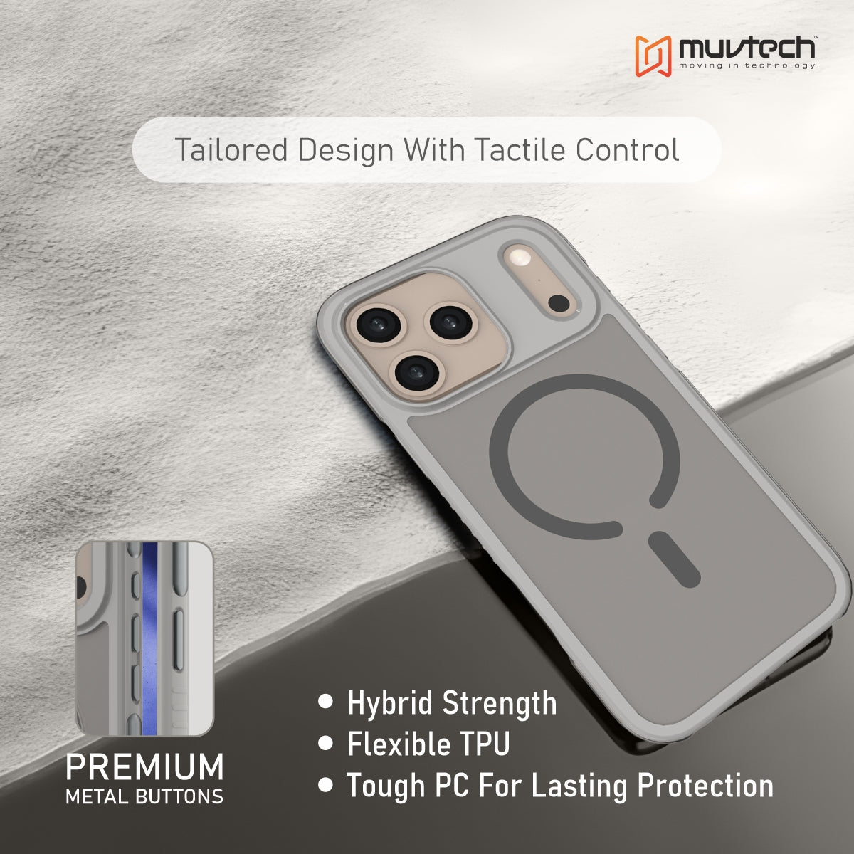 Defense Case for iPhone 17 Pro/Pro Max Anti-shock Case with Airbags on all Corners For Ultimate Protection