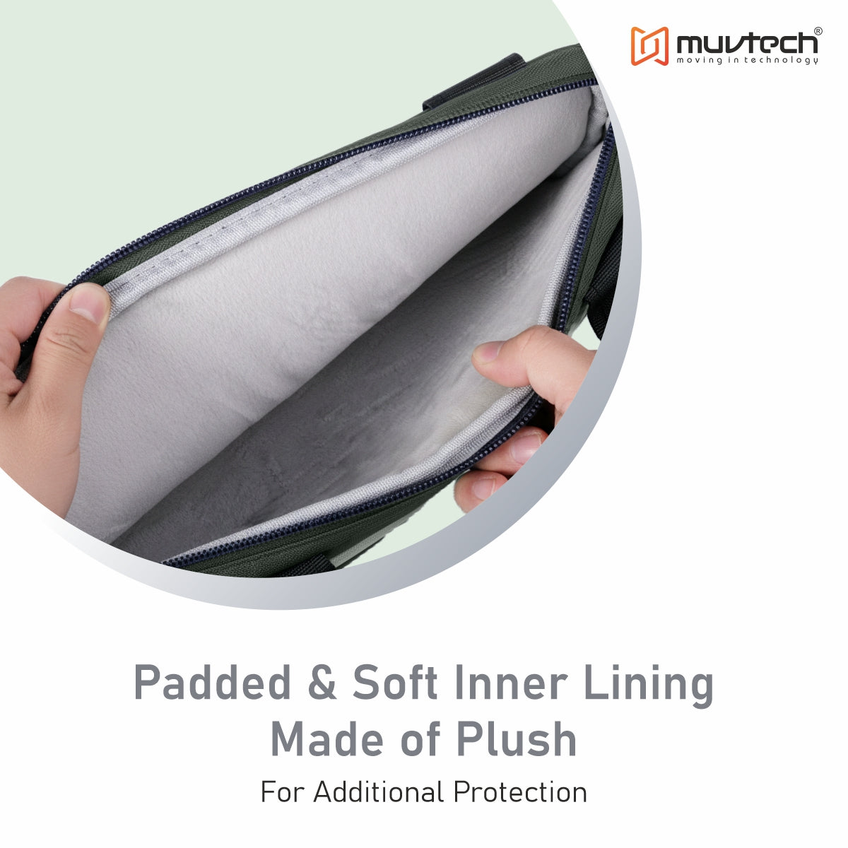 Muvtech Ruvo Premium Laptop Bag – Stylish & Protective Bag for Laptops Up to 14 inches