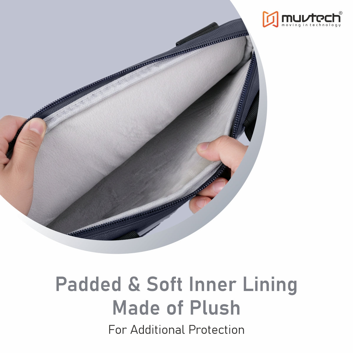 Muvtech Ruvo Premium Laptop Bag – Stylish & Protective Bag for Laptops Up to 14 inches