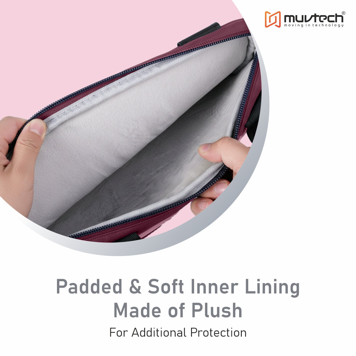 Muvtech Ruvo Premium Laptop Bag – Stylish & Protective Bag for Laptops Up to 14 inches