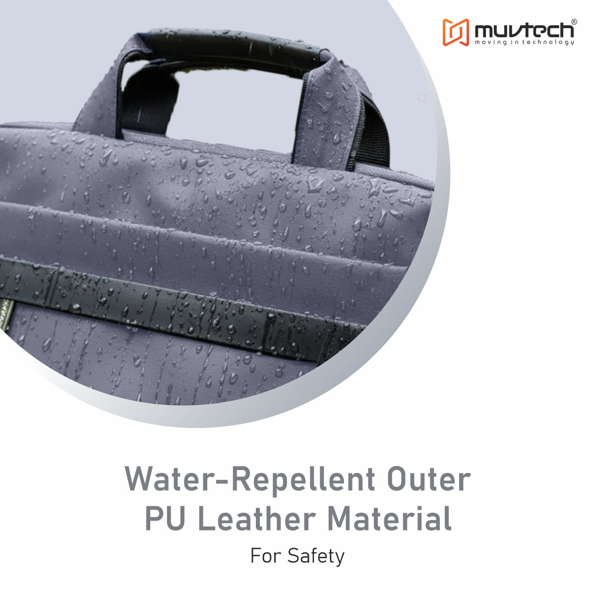 Muvtech Ruvo Premium Laptop Bag – Stylish & Protective Bag for Laptops Up to 14 inches