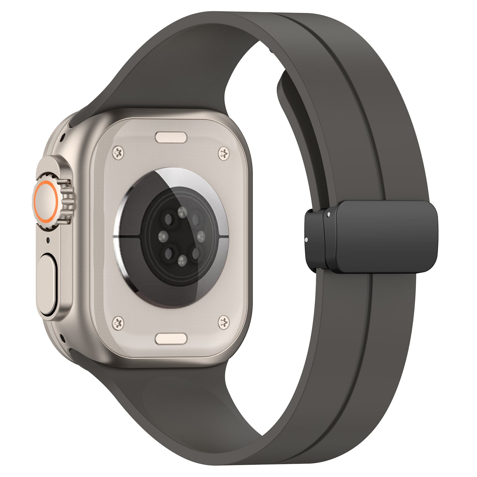 FLEXI SILICONE iWatch Strap Magnetic Buckle Strap for apple Watch 38/40/41/49/45/44/42mm