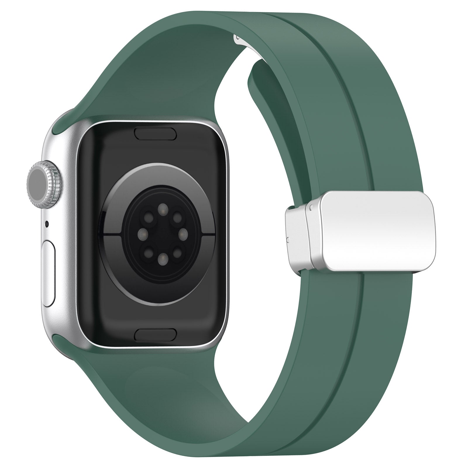 FLEXI SILICONE iWatch Strap Magnetic Buckle Strap for apple Watch 38/40/41/49/45/44/42mm