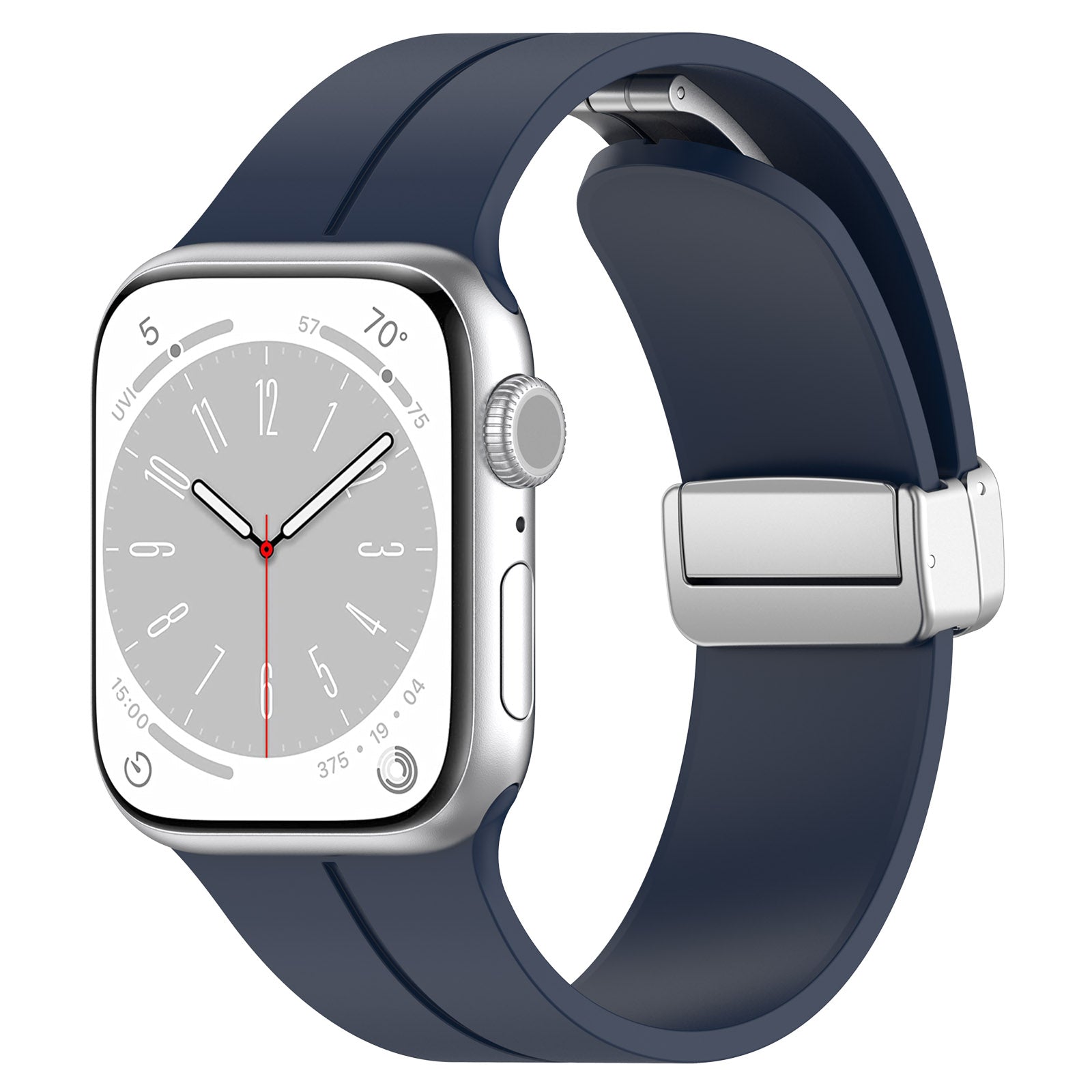 FLEXI SILICONE iWatch Strap Magnetic Buckle Strap for apple Watch 38/40/41/49/45/44/42mm