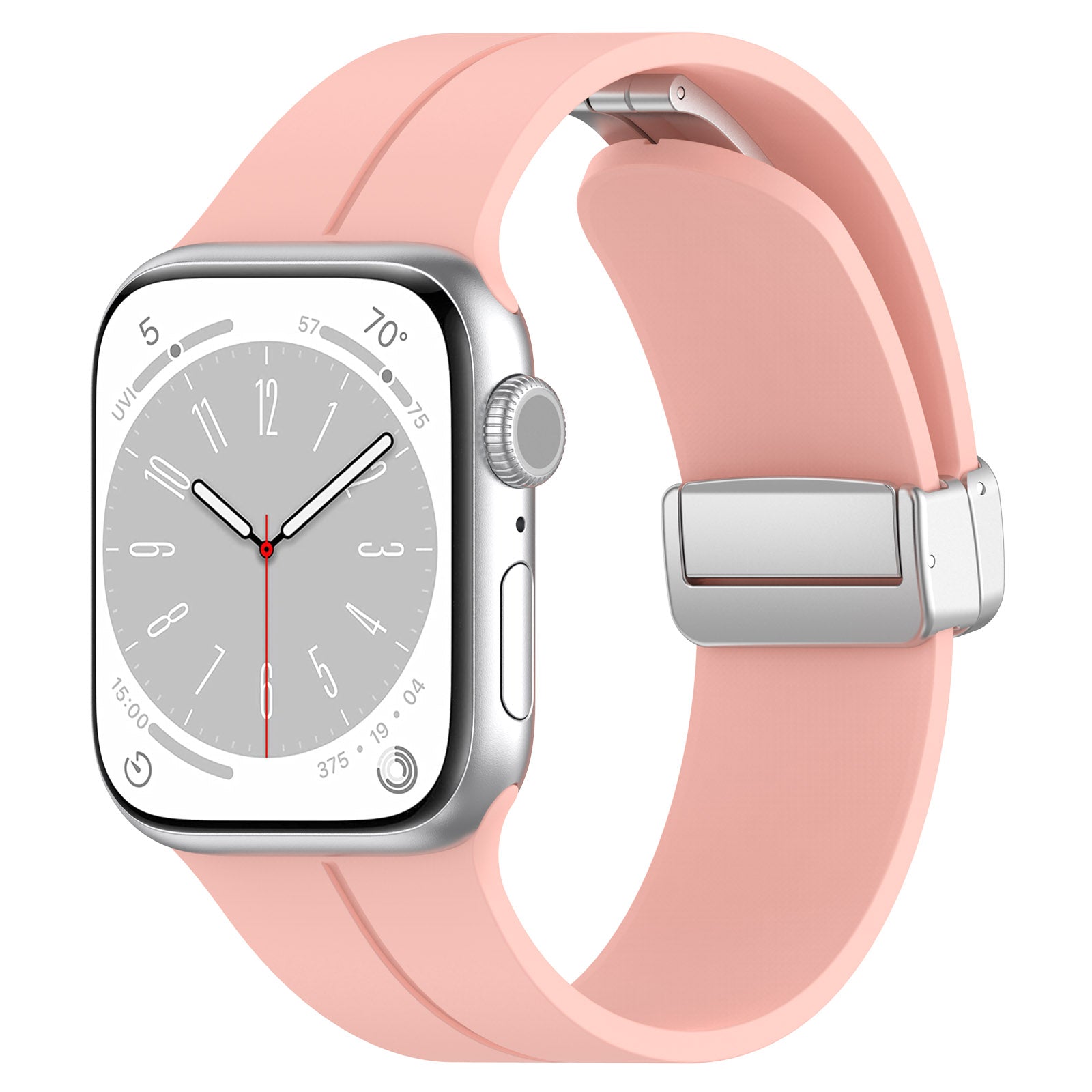 FLEXI SILICONE iWatch Strap Magnetic Buckle Strap for apple Watch 38/40/41/49/45/44/42mm