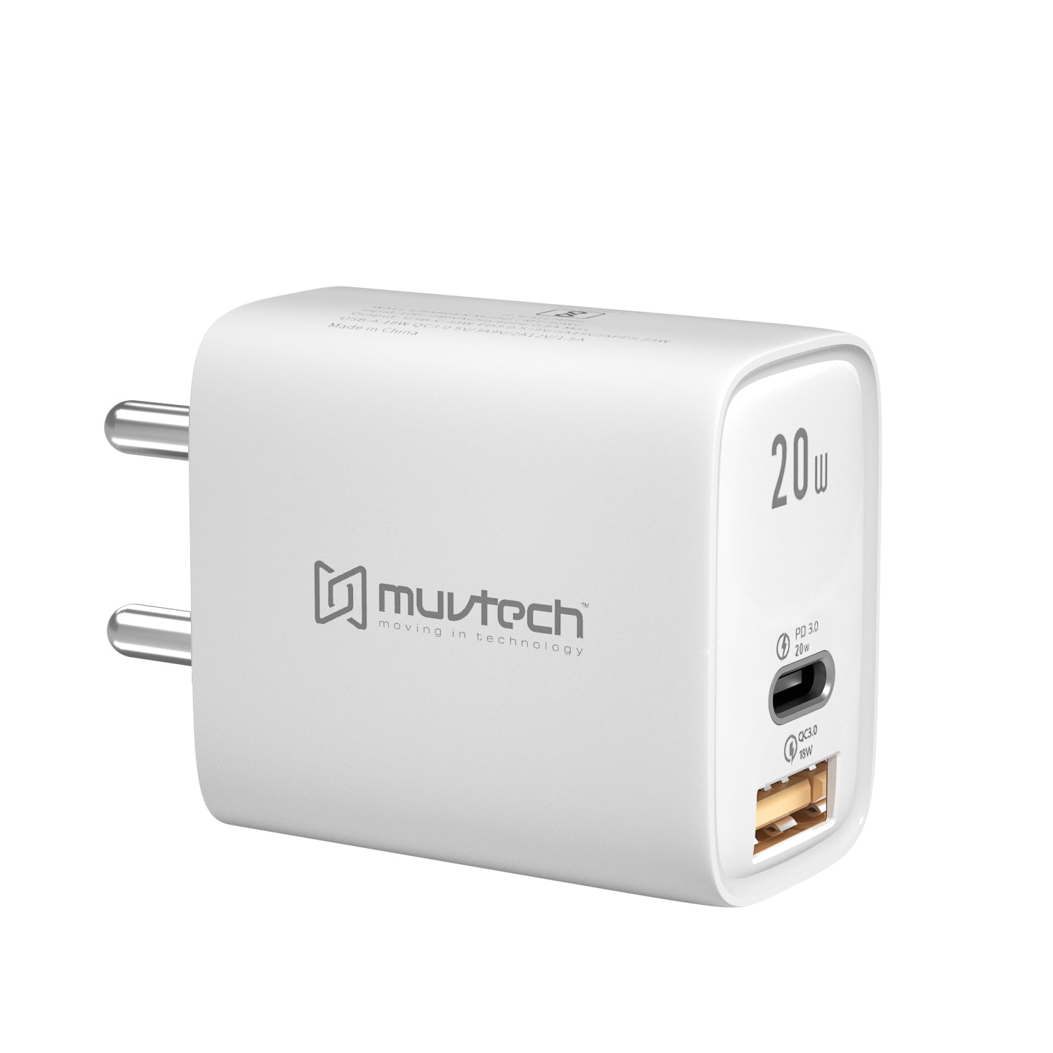 20W Dual Port USB Type-C Mobile Wall Charger – Fast Charging for All Your  Devices