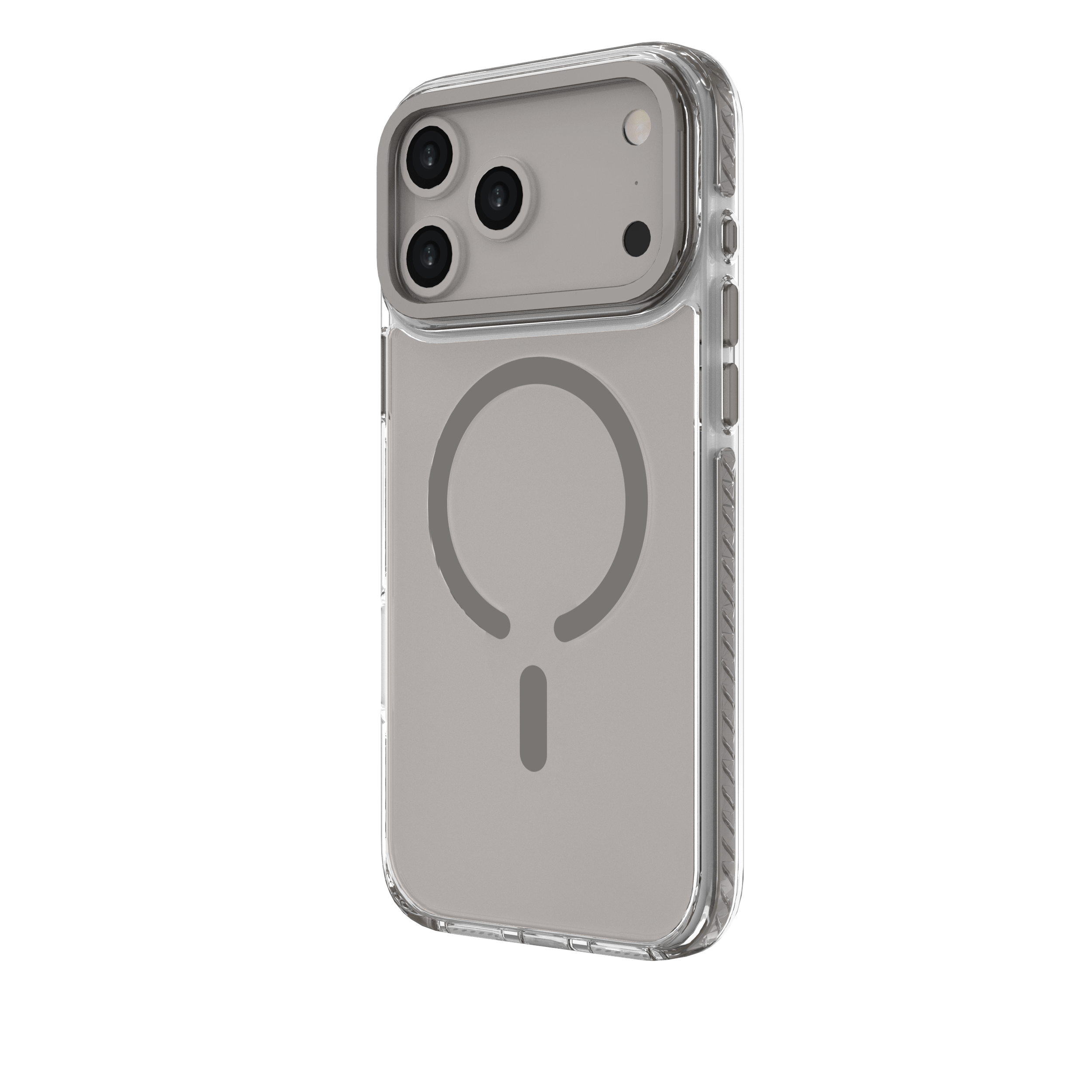 Muvtech Troy Case for iPhone 17 Series Protective Case with Metal Camera Ring and Buttons