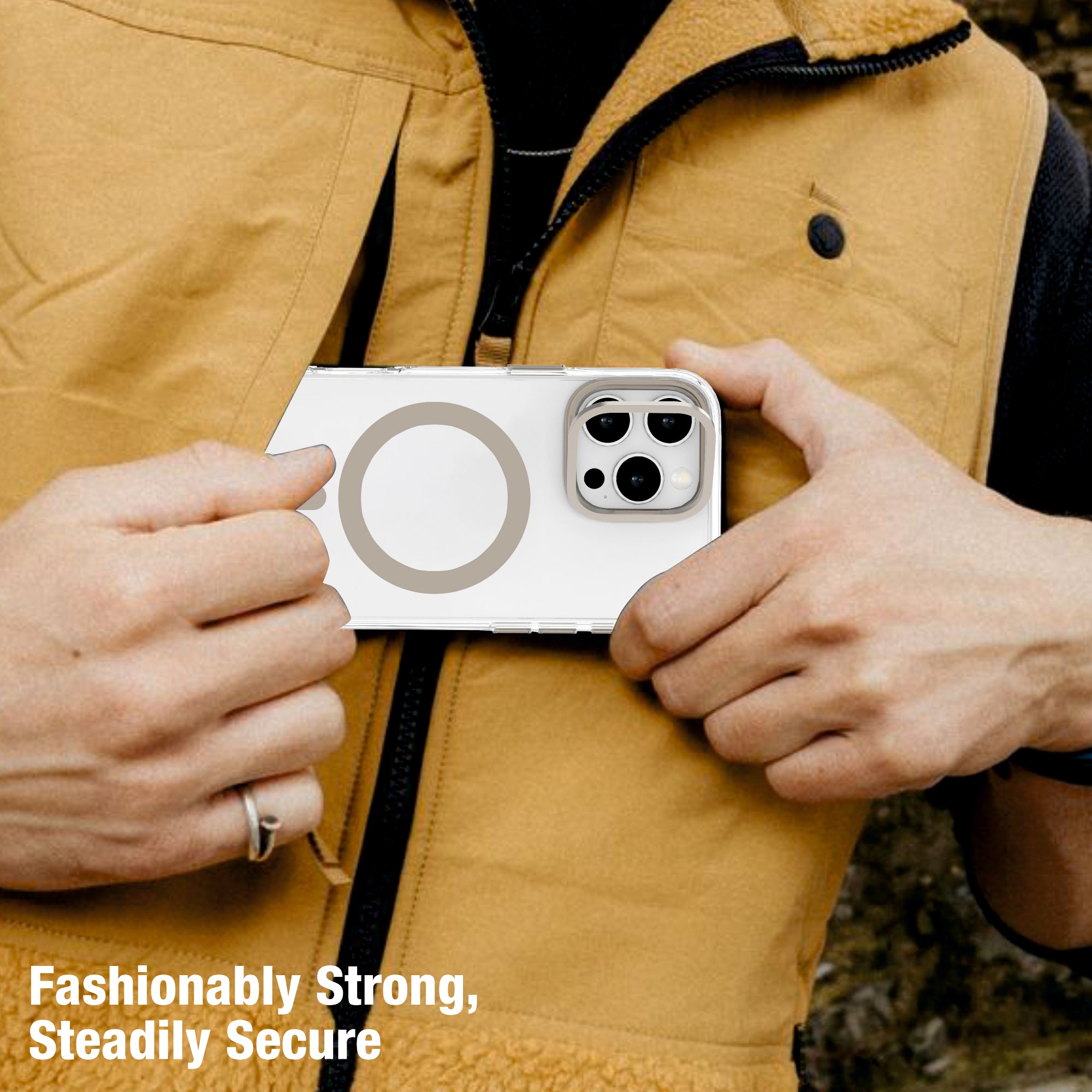 VIGO SNAP KICKSTAND Mag-Safe Compatible Case for iPhone 16 - Free Tempered Glass Worth Rs. 1599!