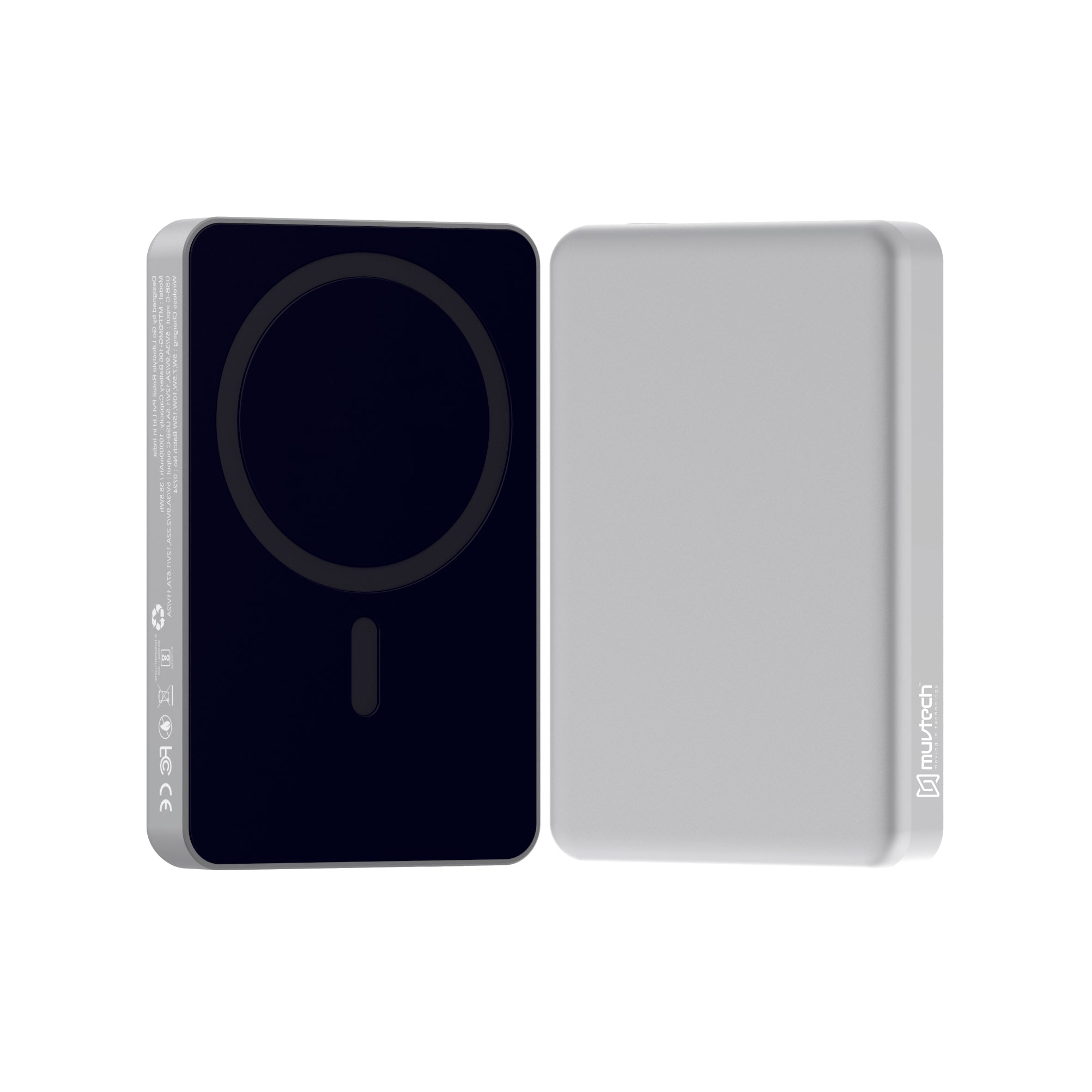 Slim 10000mAh Magnetic Wireless Charging Power Bank