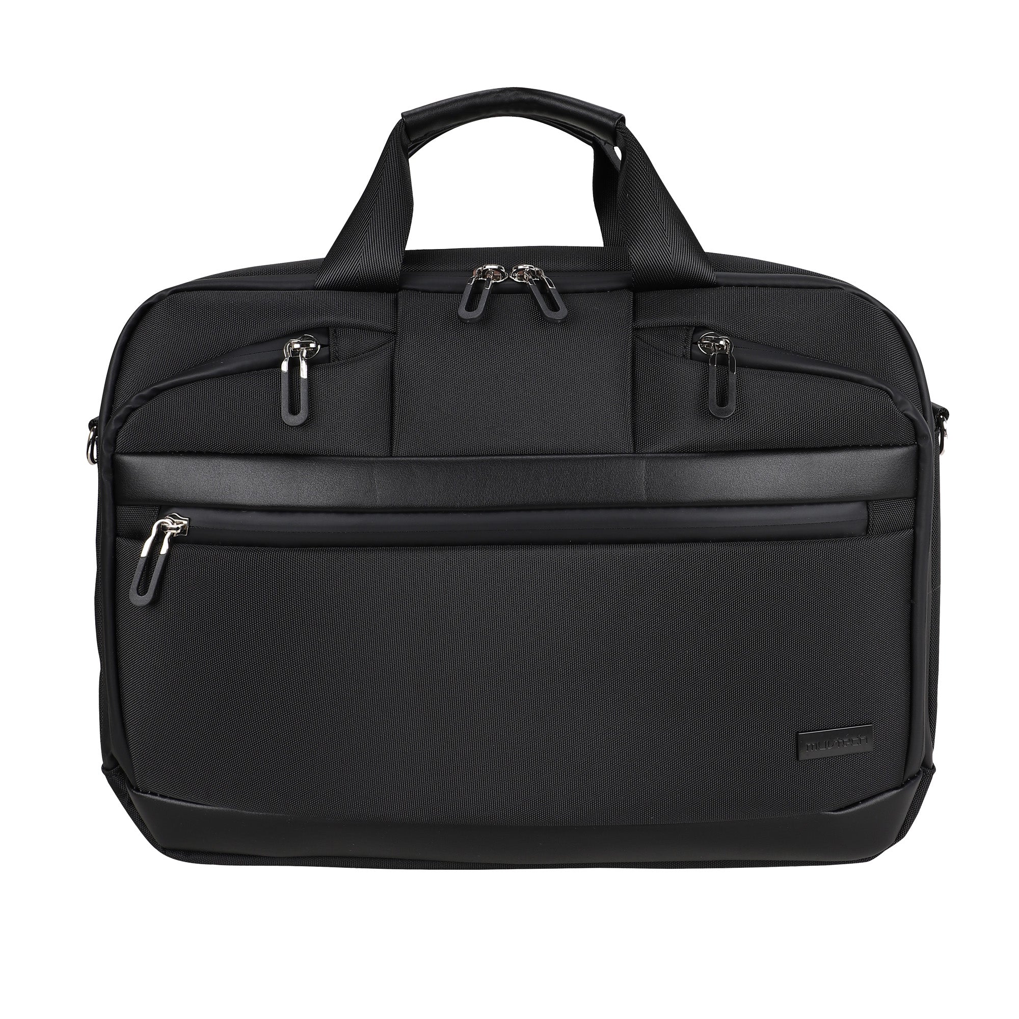 Zurich Brief Case Nylon Laptop Bag – Water-Repellent, Multi-pocket Design with Waterproof Zipper & Strong Handle (Ideal for Executive One-Day Travel)
