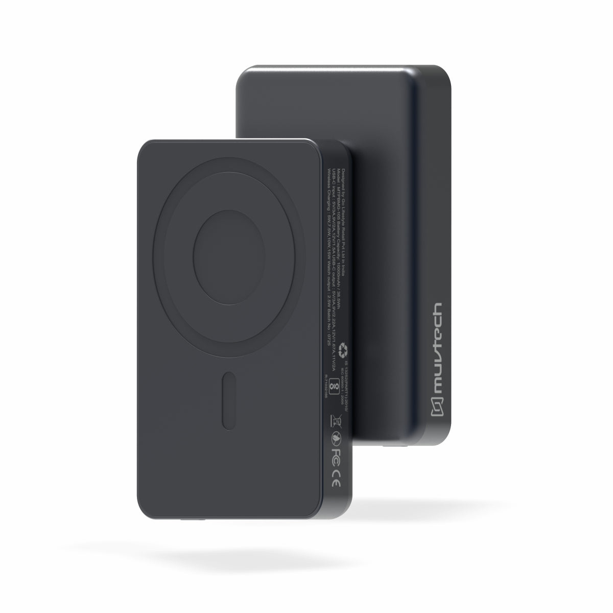 Slim 10000mAh Magnetic Wireless Charging Power Bank