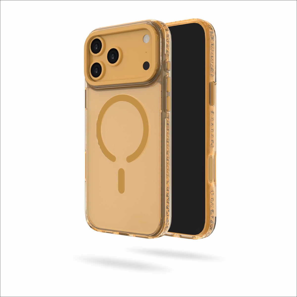 Troy Case for iPhone 17 Pro / Pro Max Protective Case with Metal Camera Ring and Buttons