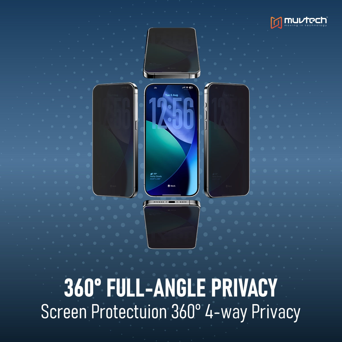 Pro Shield 360° Privacy Glass for iPhone 17 series.