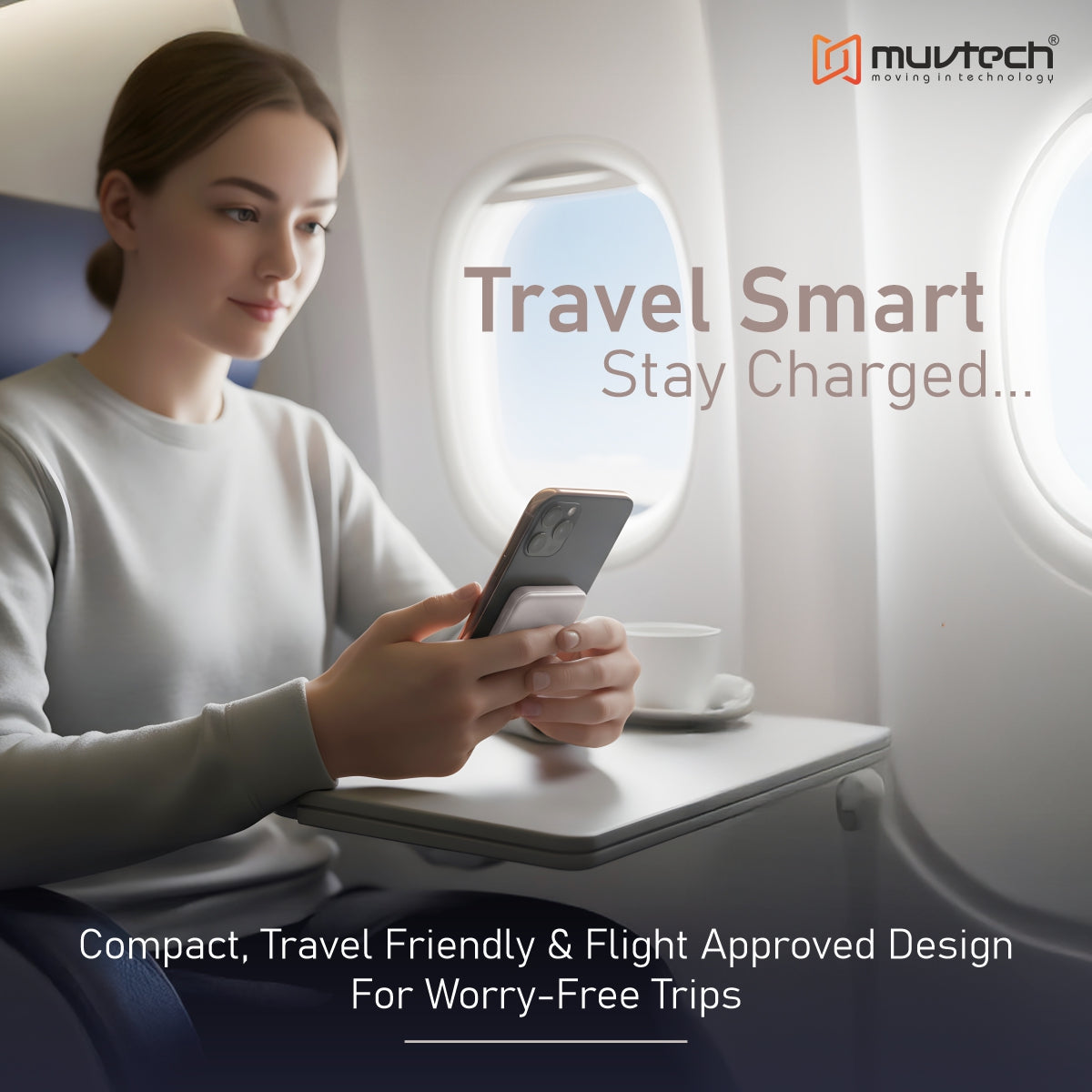 Slim 10000mAh Magnetic Wireless Charging Power Bank