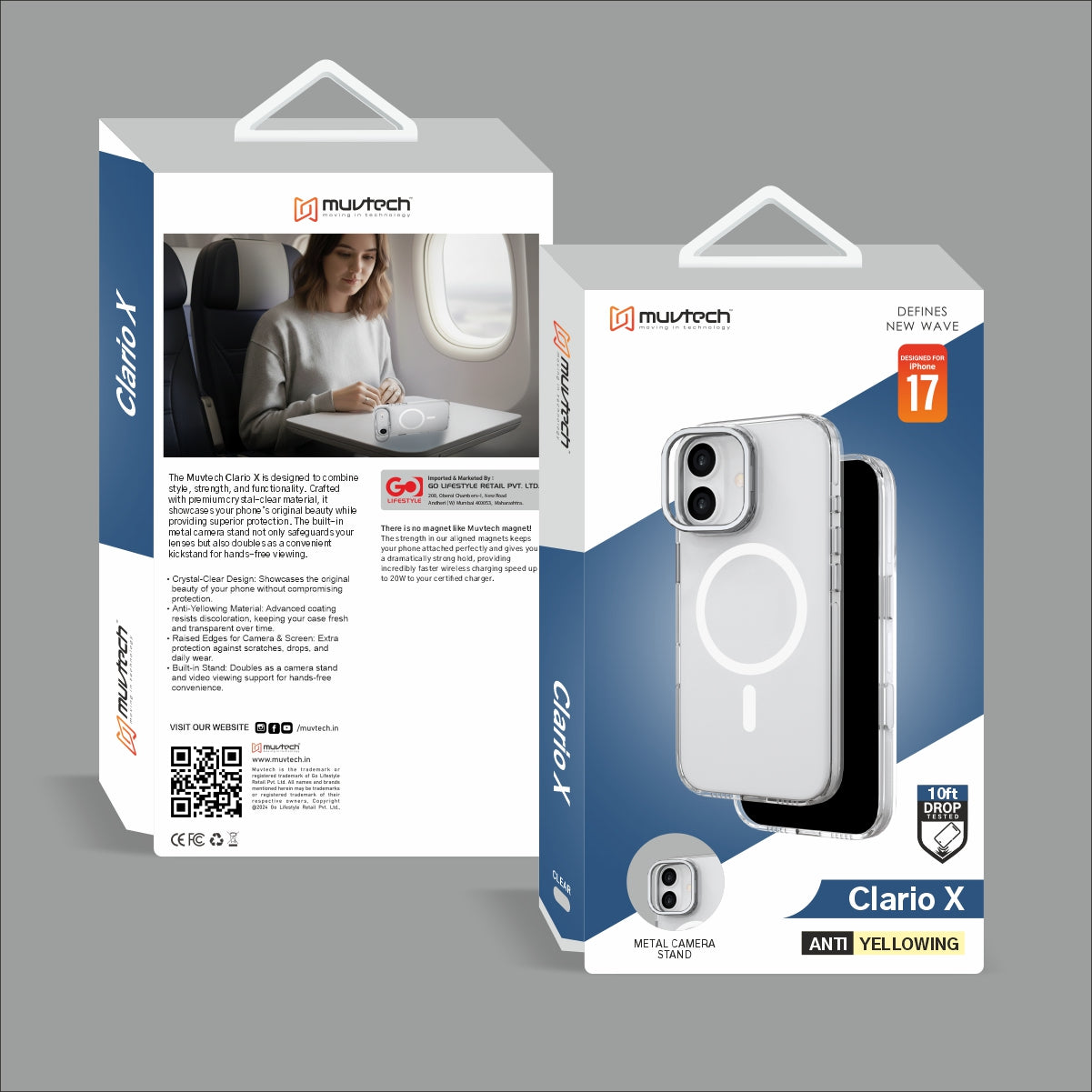 Muvtech Clario X Case for iPhone 17 Series