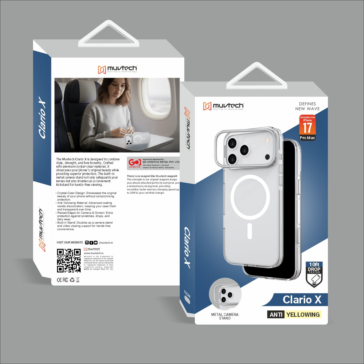 Muvtech Clario X Case for iPhone 17 Series