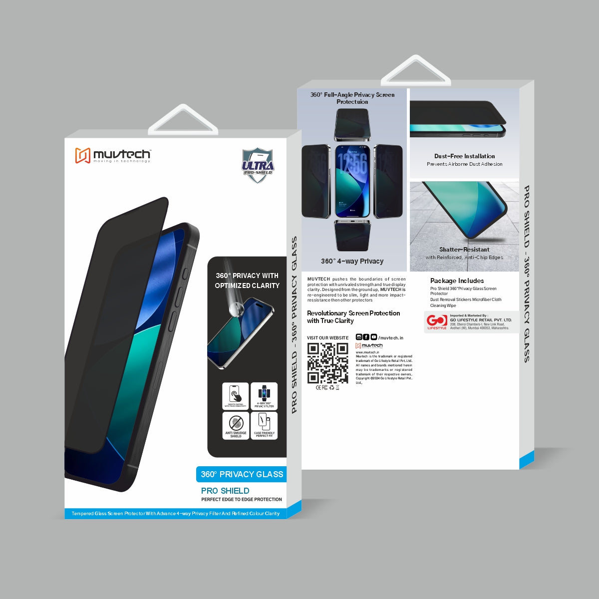 Pro Shield 360° Privacy Glass for iPhone 17 series.