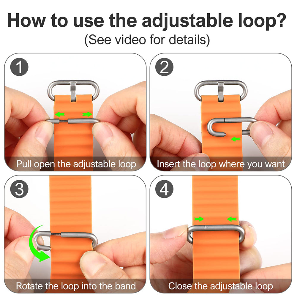 ACELOOP iWatch Sport Nylon Strap for apple Watch 49/45/44/42mm