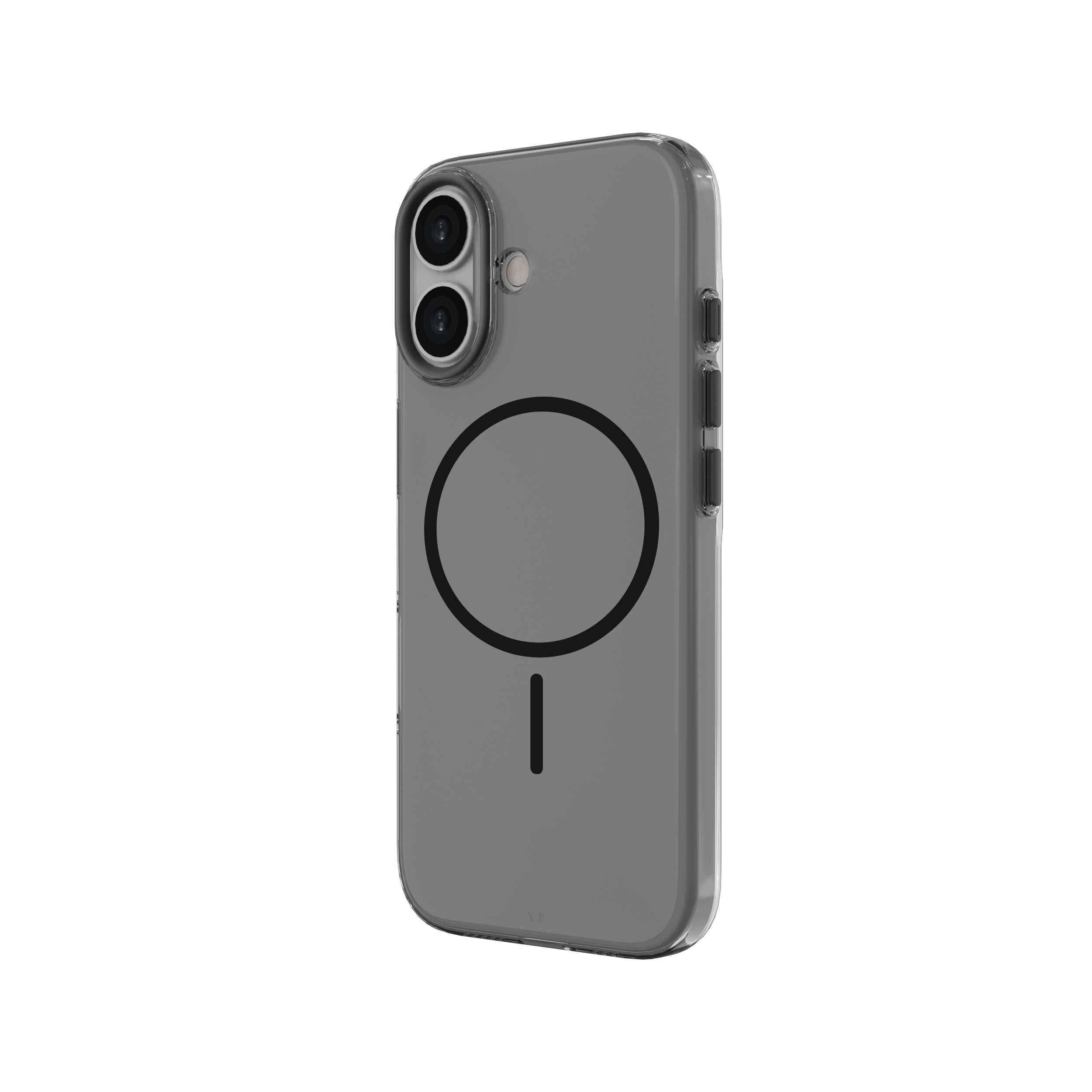 Muvtech Crystal Halo Case for iPhone 17 Series, Slim Case with Camera Protection Bump, Anti-Yellow Case