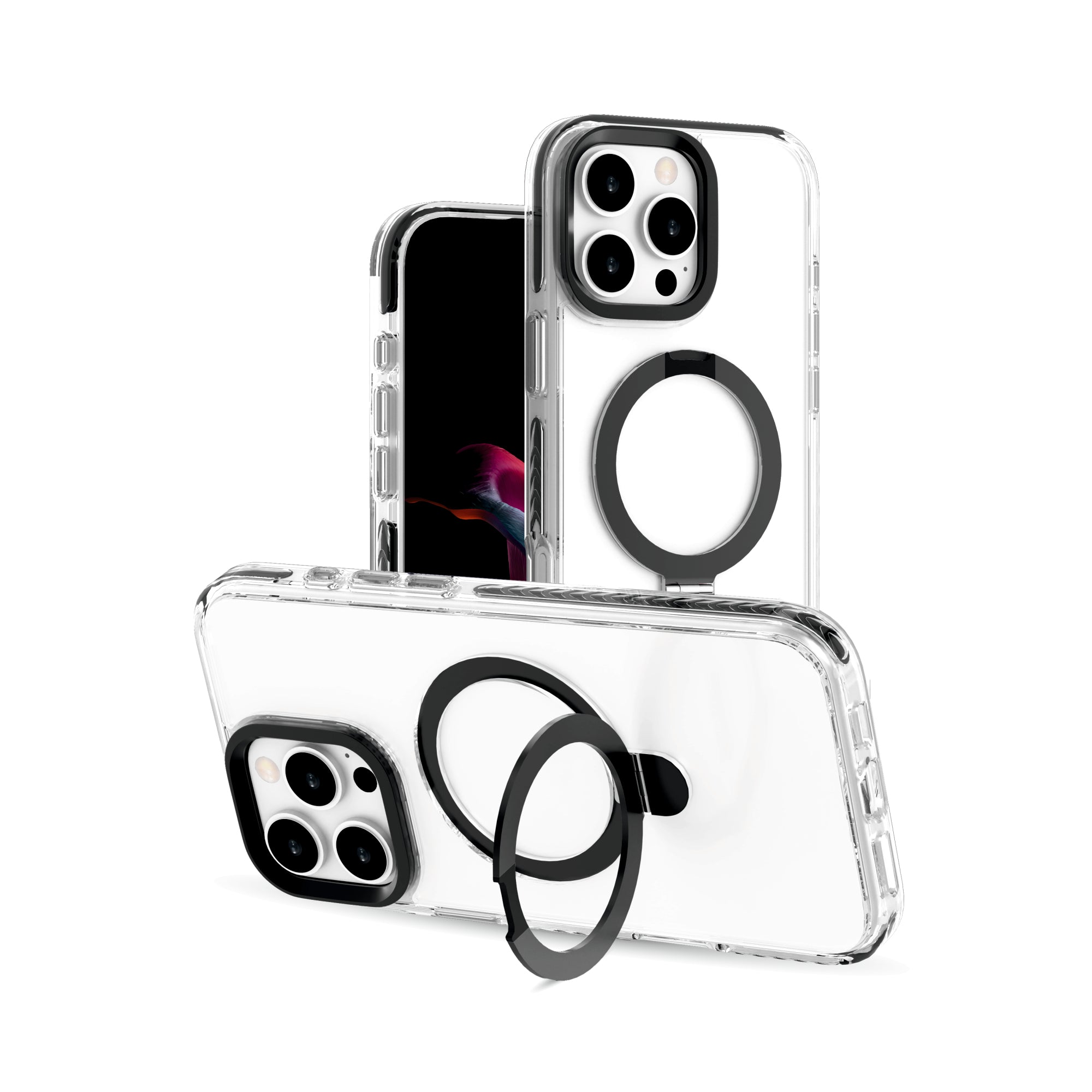 EVO SNAP Kickstand Mag-Safe Compatible Case for iPhone 16 Series - Free Tempered Glass Worth Rs. 1599!