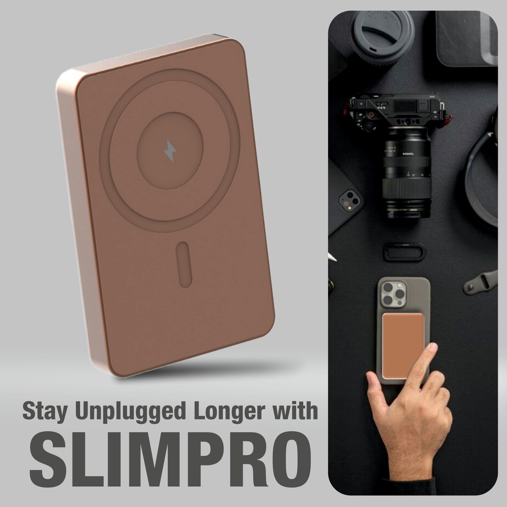 Slim Pro 10000mAh Magnetic Wireless Charging Power Bank